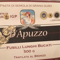Fusilli lunghi bucati