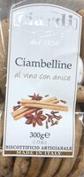 Ciambelline al vino con anice