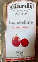 Ciambelline al vino rosso