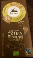 Cioccolato extra fondente con zenzero