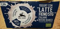 Yogurt con latte fieno stg italiano intero bianco
