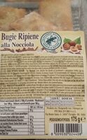 Bugie ripiene alla nocciola