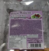 Bugie ripiene ai frutti di bosco