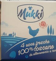 Uova fresche  Mukki 100% Toscane