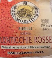Fusilli Lenticchie rosse