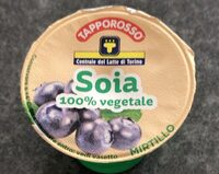 Yogurt di soia al mirtillo