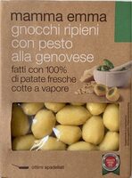 Gnocchi ripieni con pesto alla genovese