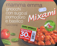 Gnocchi con sugo al pomodoro e basilico