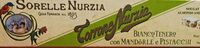 Torrone Sorelle Nurzia bianco tenero con mandorle e pistacchi
