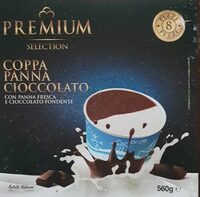 Gelato alla panna e al cioccolato
