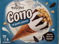 Cono al gusto panna