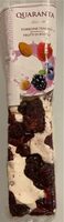 Torrone tenero frutti di bosco