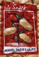Arachidi dorate e salate