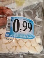 Cubetti a base di cocco