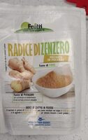 Radice di zenzero in polvere