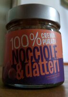 Crema pura di nocciole e datteri
