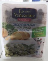 Chicche di patate agli spinaci , gluten free