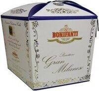 Panettone Gran Milanese 1KG. Bonifanti