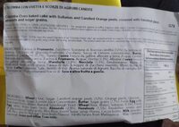 Colomba con uvetta e scorze agrumi candite