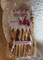 Gressins aux oignons