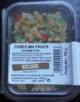 Cube mix fruits confits