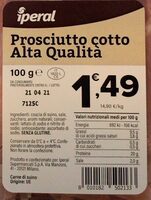 Prosciutto cotto
