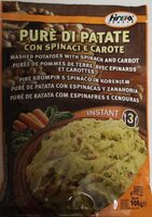 Purè di Patate con Spinaci e Carote