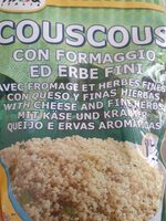 Cous cous con formaggio ed erbe fini