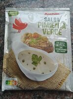 Salsa pimienta verde