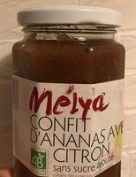 Confit d'ananas avec citron