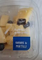 Ananas e mirtilli