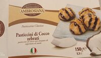 Pasticcini di cocco zebrati
