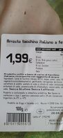 Arrosto tacchino italiano a fette