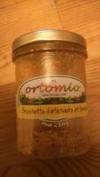 Bruschetta d'artichauts et tomate