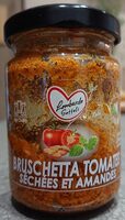 Bruschetta aux tomates séchées et amandes