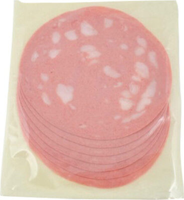 Mortadella rosa affettata by Salumificio Volpi