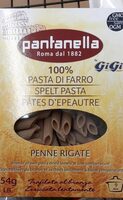 Pâtes d'épeautre penne régate