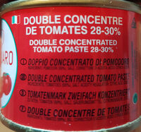 Double Concentre De Tomate