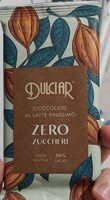 Cioccolato al latte finissimo Zero Zuccheri