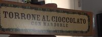 Torrone al cioccolato con mandorle