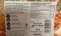Tomini 35 grammi misti
