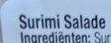 Surimi salade