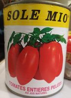 Tomates entières pelées