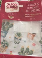 Carpacio di manzo affumicato