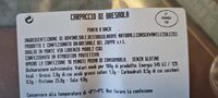 Cartaceo di bresaola