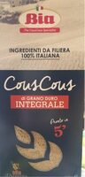 Cous Cous di grano duro integrale