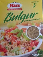 Bulgur from durum wheat