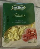 Quadrucci al prosciutto crudo