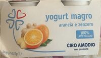 Yogurt magro arancia e zenzero