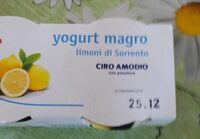 Yogurt magro limoni di Sorrento